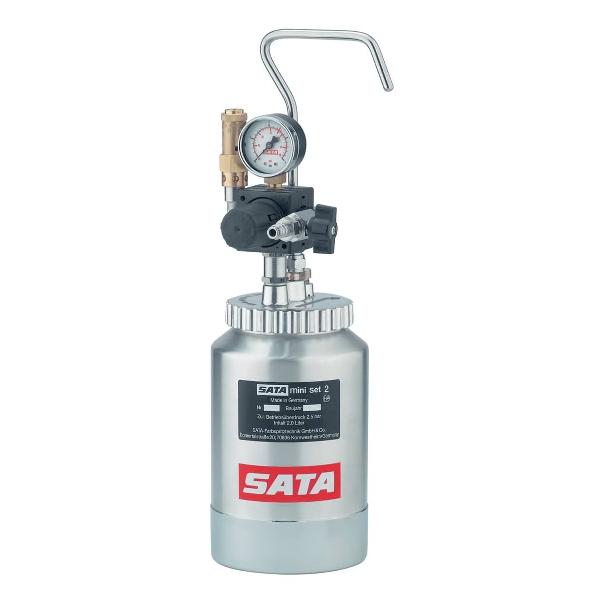 SATA 120840 Mini Set 2 - ΚΑΔΟΣ ΒΑΦΗΣ 2LT ΣΚΕΤΟΣ SATA 120840 Mini Set 2 - ΚΑΔΟΣ ΒΑΦΗΣ 2LT ΣΚΕΤΟΣ