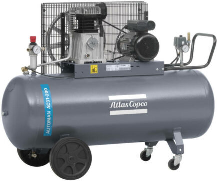 ATLAS COPCO 4116000436 ΑΕΡΟΣΥΜΠΙΕΣΤΗΣ ΜΕ ΙΜΑΝΤΑ 200LT - 3.0HP 2.2KW / 10BAR