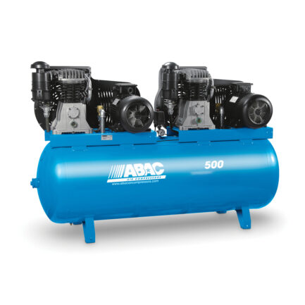 ABAC 4116020375 ΑΕΡΟΣΥΜΠΙΕΣΤΗΣ ΔΙΠΛΗΣ ΚΕΦΑΛΗΣ 500LT - 7.5HP + 7.5HP