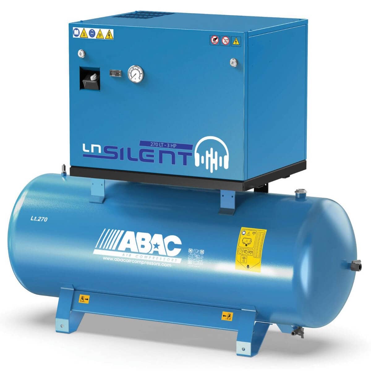 ABAC 4116026016 ΚΑΤΑΣΙΓΑΣΜΕΝΟΣ ΑΕΡΟΣΥΜΠΙΕΣΤΗΣ 500LT - 7.5 HP ABAC 4116026016 ΚΑΤΑΣΙΓΑΣΜΕΝΟΣ ΑΕΡΟΣΥΜΠΙΕΣΤΗΣ 500LT - 7.5 HP