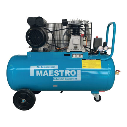 Maestro MAC-100BD AΕΡΟΣΥΜΠΙΕΣΤΗΣ ΜΕ ΙΜΑΝΤΑ 1/Φ - 100 LT - 3HP - 2.2KW - 8BAR