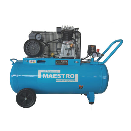 Maestro MAC-100PC AΕΡΟΣΥΜΠΙΕΣΤΗΣ ΜΕ ΙΜΑΝΤΑ 1/Φ - 100 LT - 3HP - 2.2KW - 8BAR