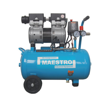 Maestro MAC-24BR ΑΕΡΟΣΥΜΠΙΕΣΤΗΣ BRUSHLESS ΧΑΜΗΛΟΥ ΘΟΡΥΒΟΥ 1/Φ - 24 LT - 1HP - 0.75KW - 8BAR