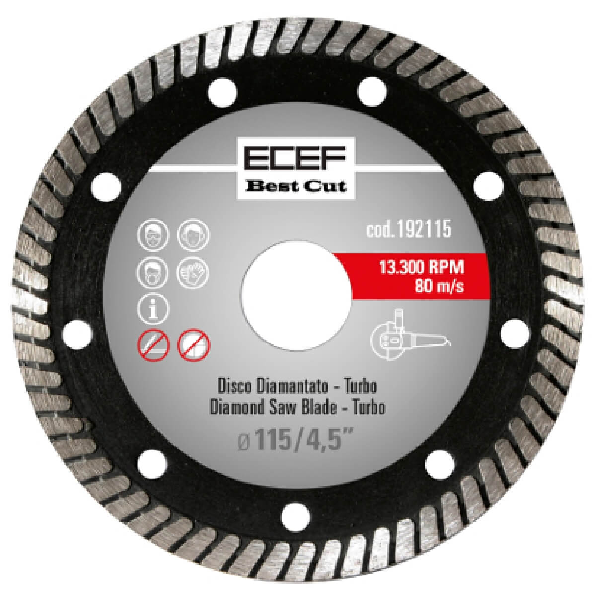 Δίσκος διαμαντέ Turbo Pro 230mm 192230 Δίσκος διαμαντέ Turbo Pro 230mm 192230